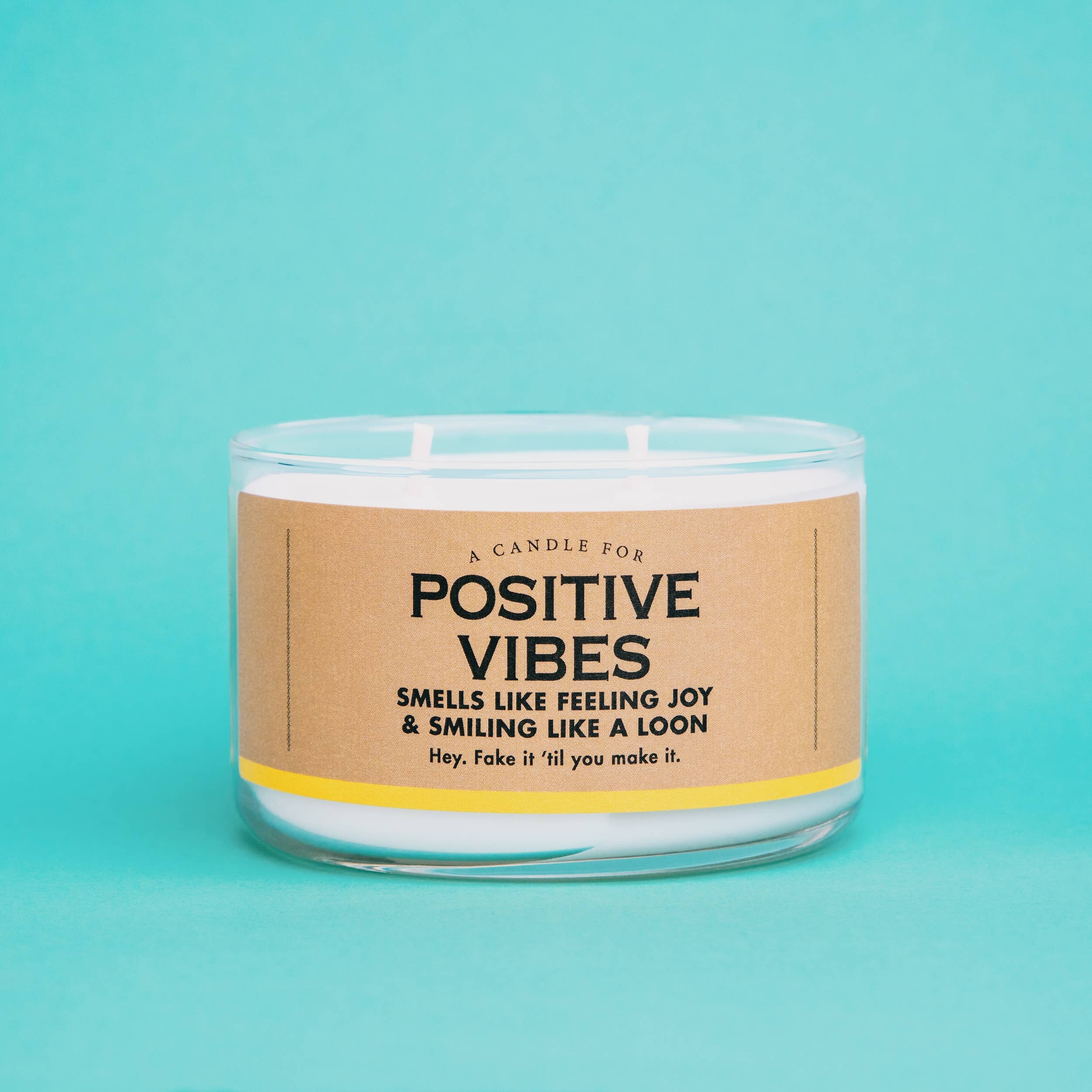 Positive Vibes Soy Candle | Funny Gift