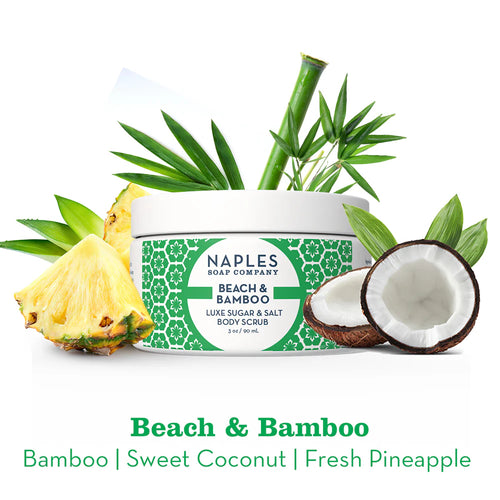 Beach & Bamboo Luxe Sugar & Salt Body Scrub (3 oz)