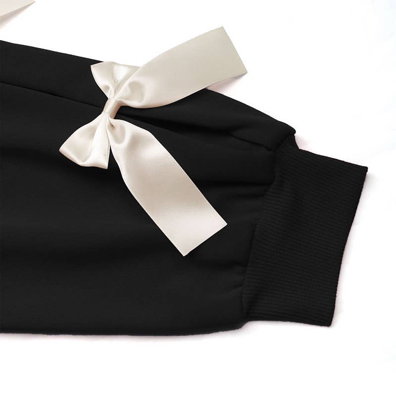 Bow Sleeve Sweatshirt