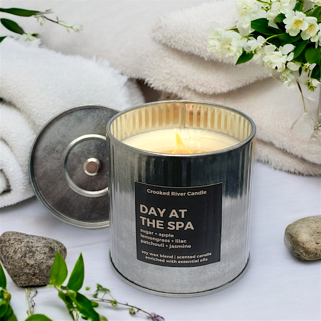 Day at the Spa Wood Wick Candle