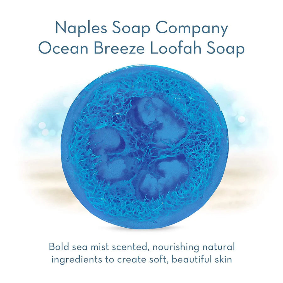 Ocean Breeze Loofah Soap (4 oz)