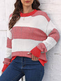 Colorblock Striped Sweater