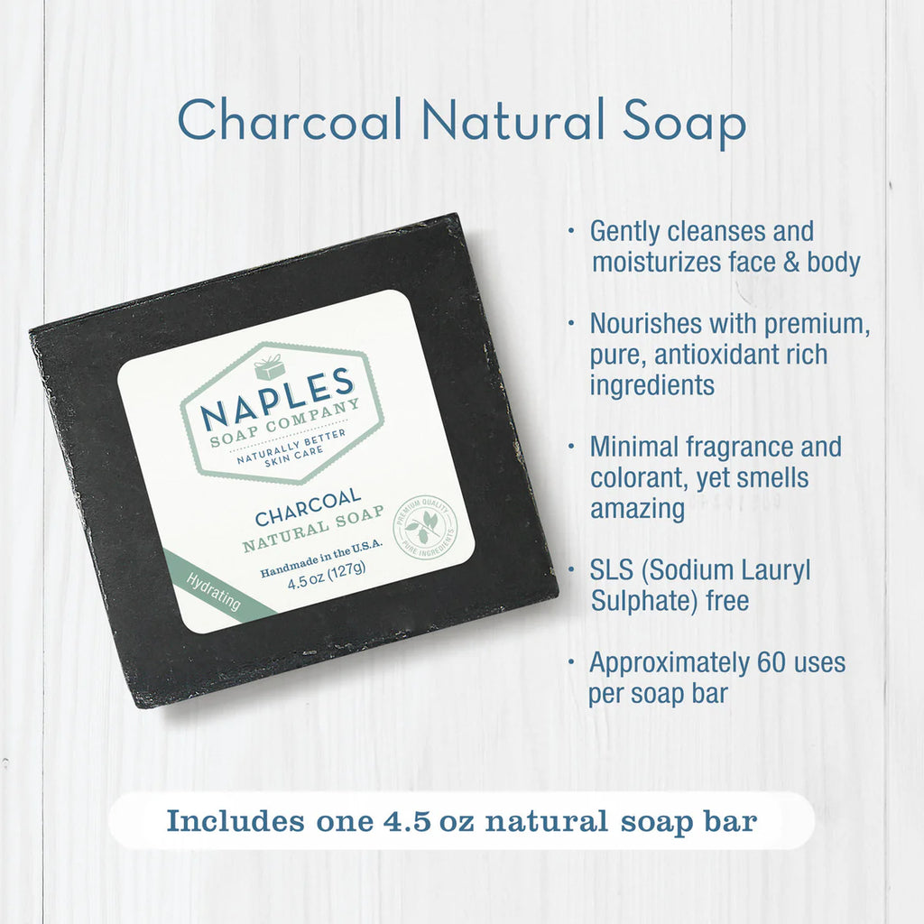 Charcoal Natural Soap (4.5 oz)