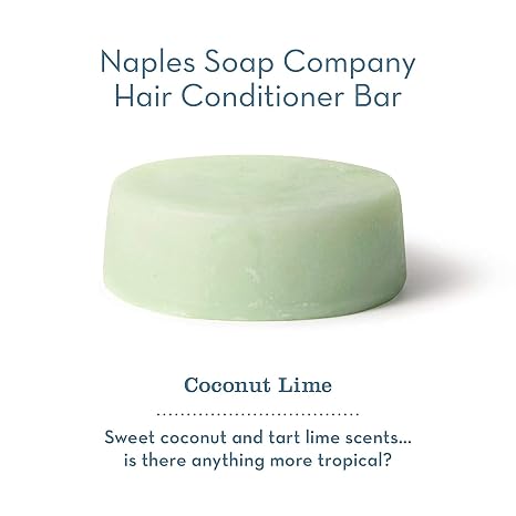 Coconut Lime Hair Conditioner Bar | Naples Soap Company