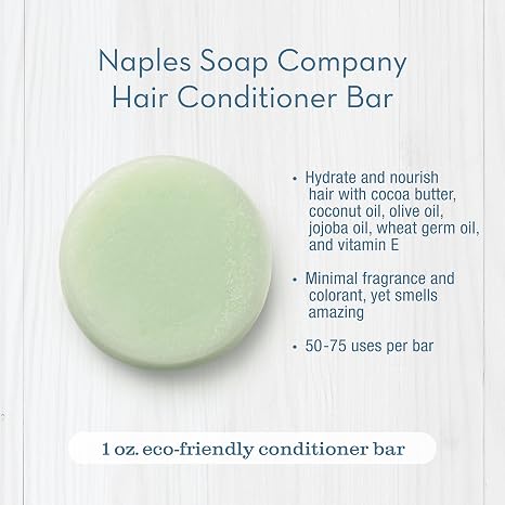 Coconut Lime Hair Conditioner Bar | Naples Soap Company