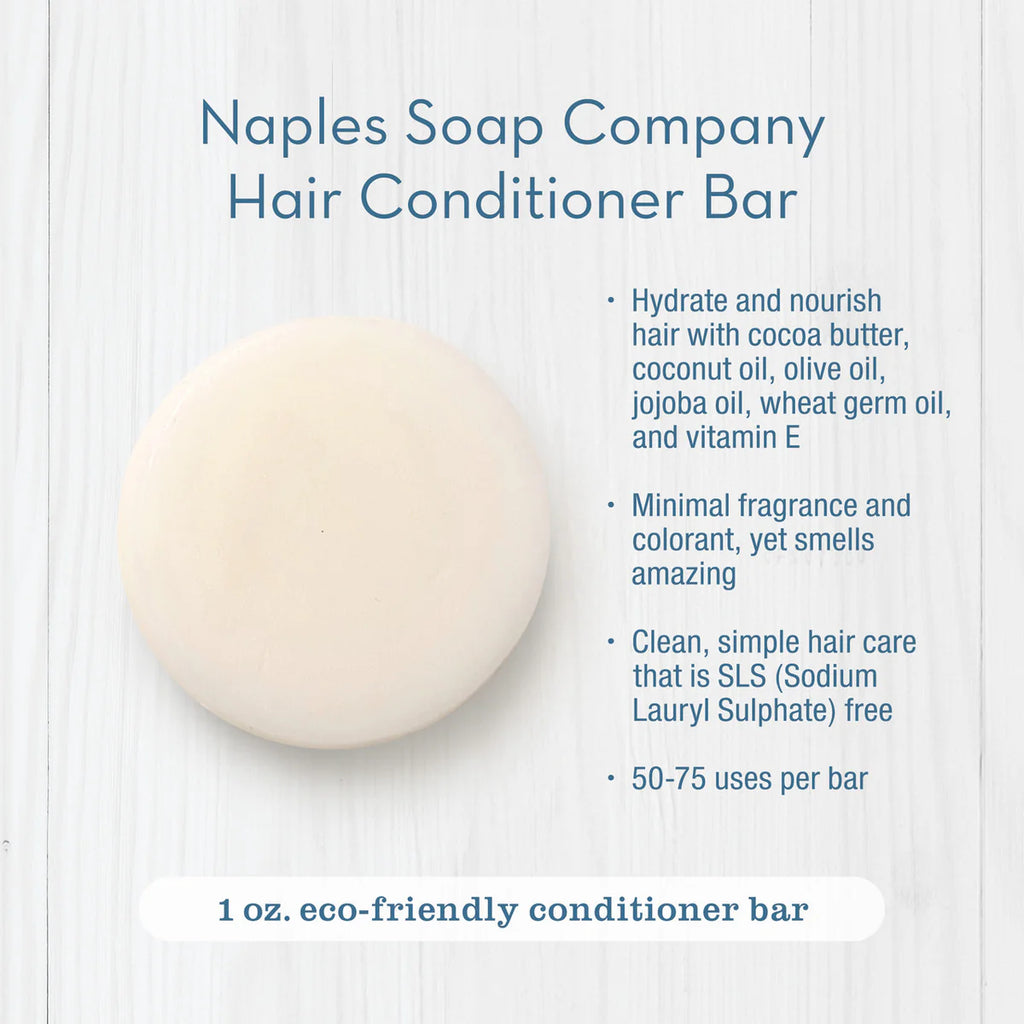 Coconut Water Hair Conditioner Bar | Naples Soap Company
