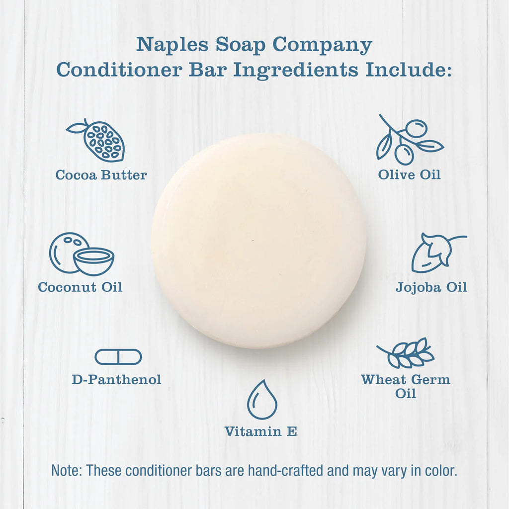 Coconut Water Hair Conditioner Bar | Naples Soap Company