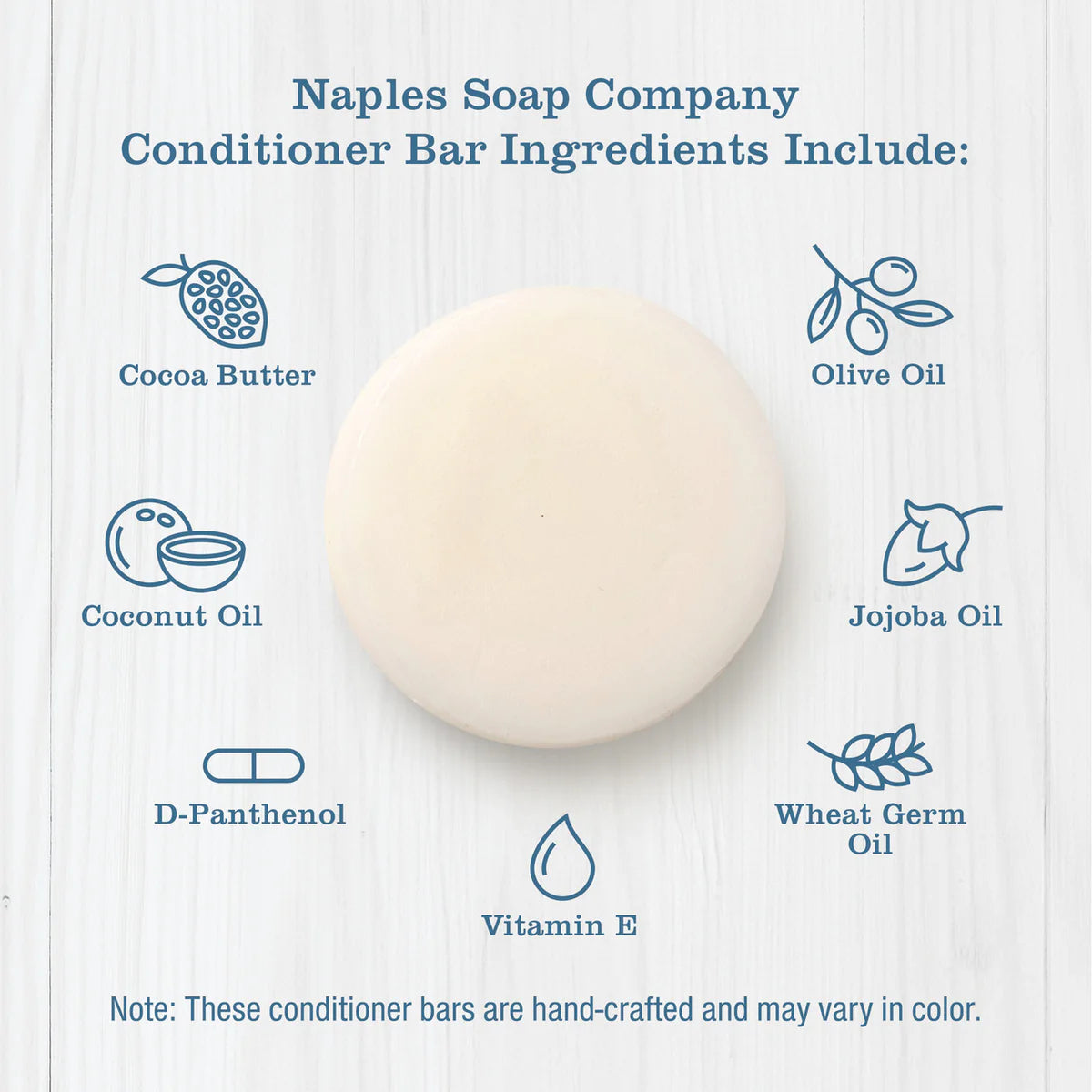 Coconut Water Hair Conditioner Bar | Naples Soap Company