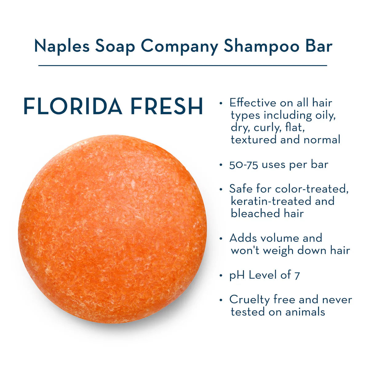 Florida Fresh Shampoo Bar | Naples Soap Company