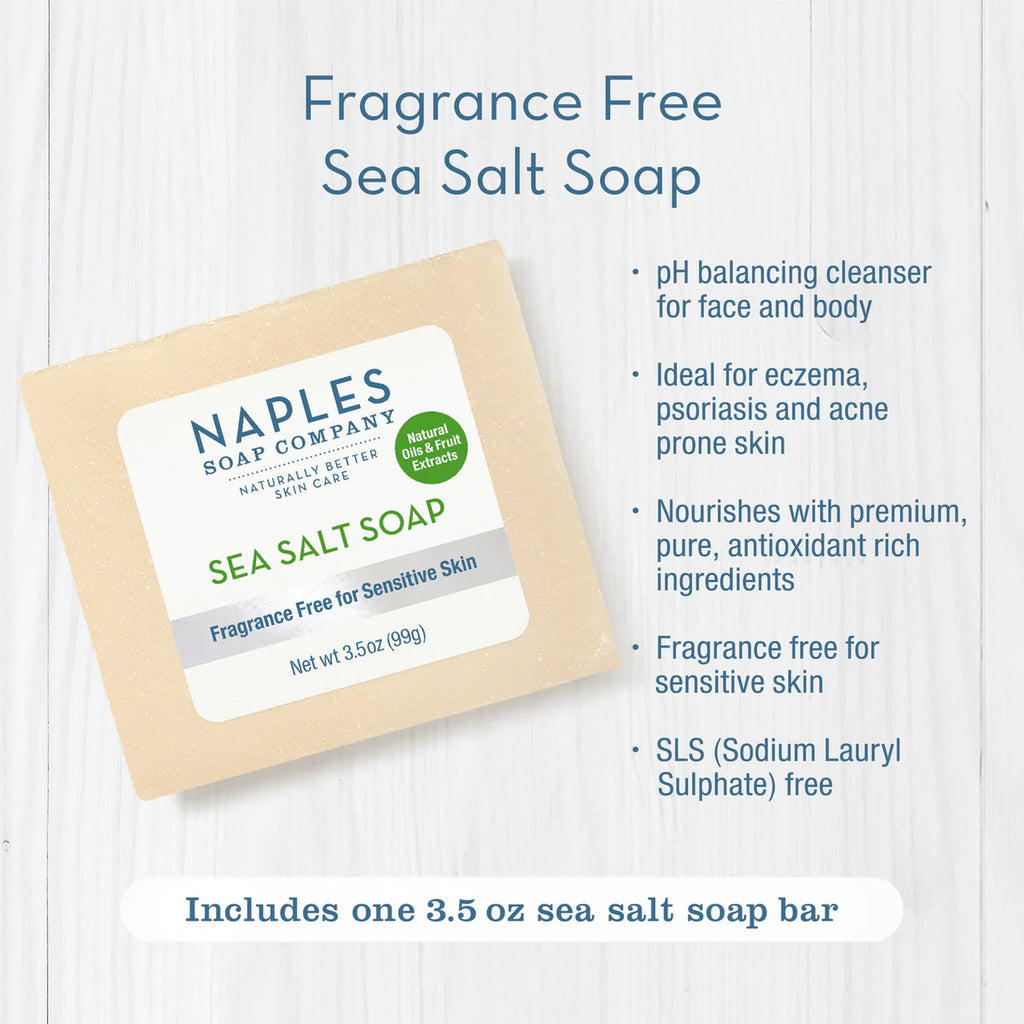 Fragrance Free Sea Salt Soap (3.5 oz)