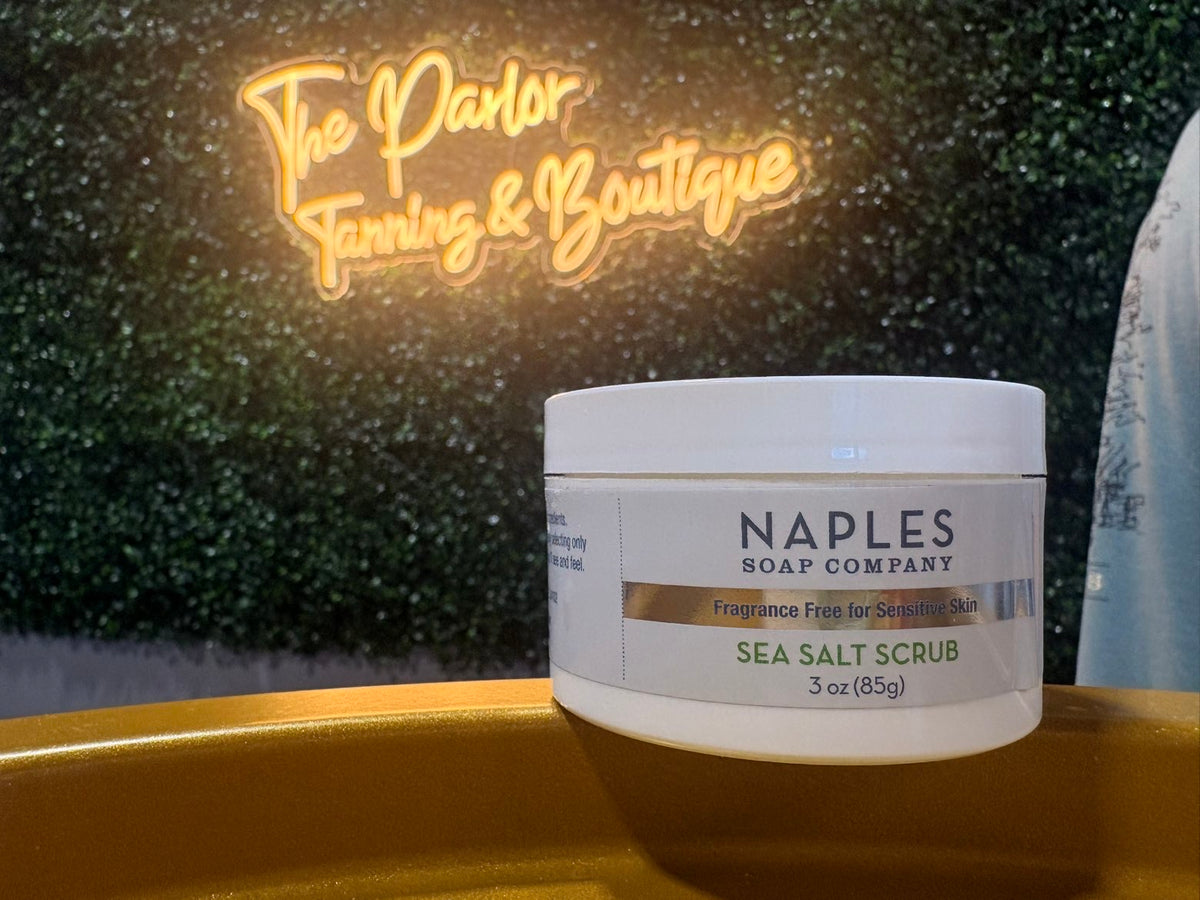 Fragrance Free Sea Salt Body Scrub (3 oz)