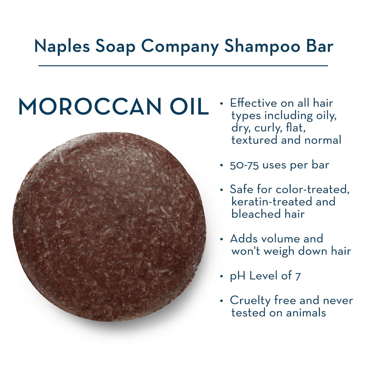 Moroccan Oil Shampoo Bar | Naples Soap Company