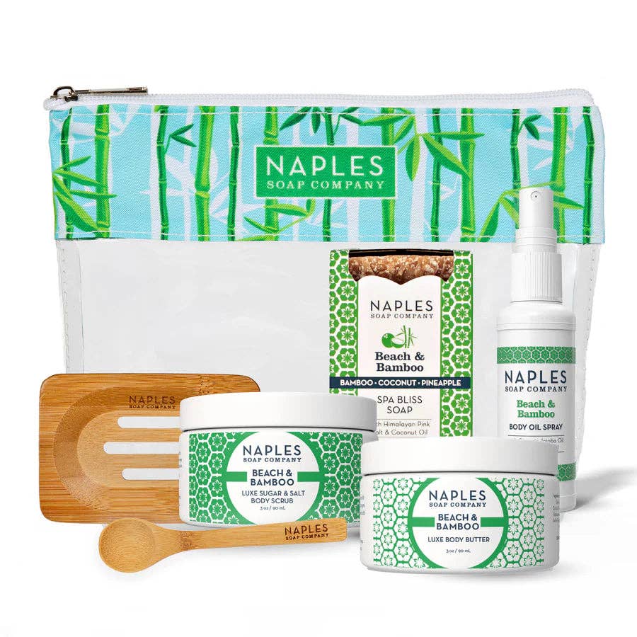 Naples Soap Company Beach & Bamboo Spa Gift Set