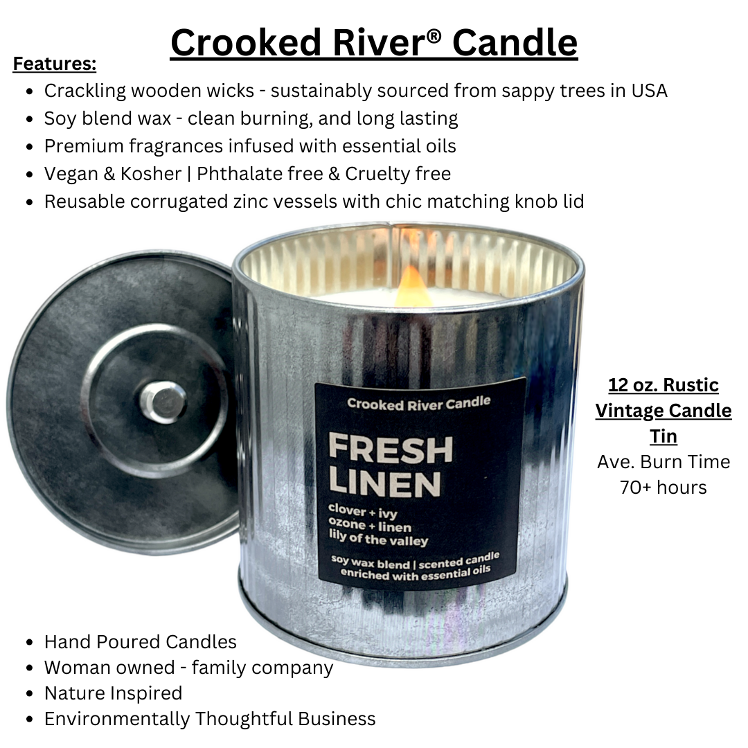 Cozy Flannel Wood Wick Candle