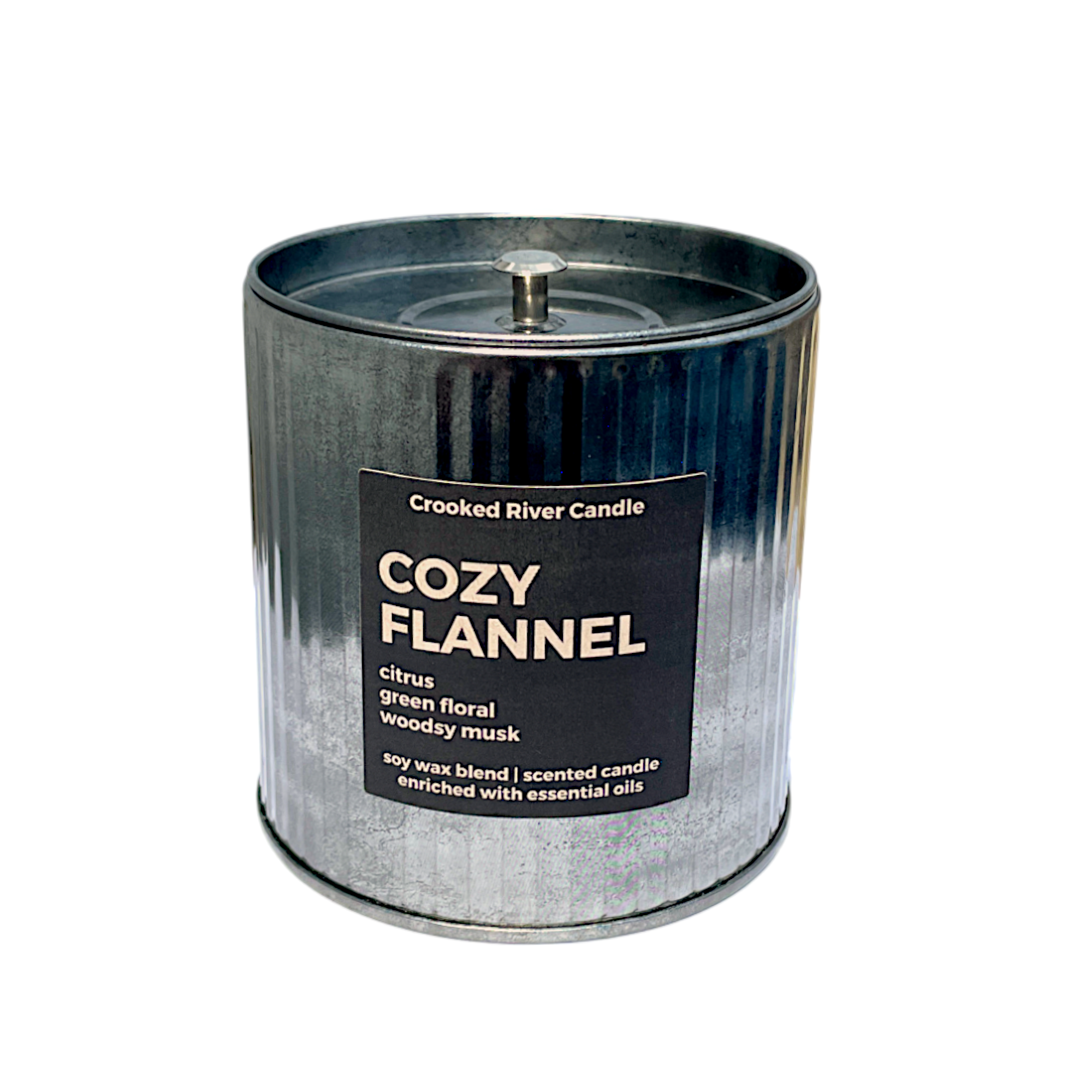 Cozy Flannel Wood Wick Candle